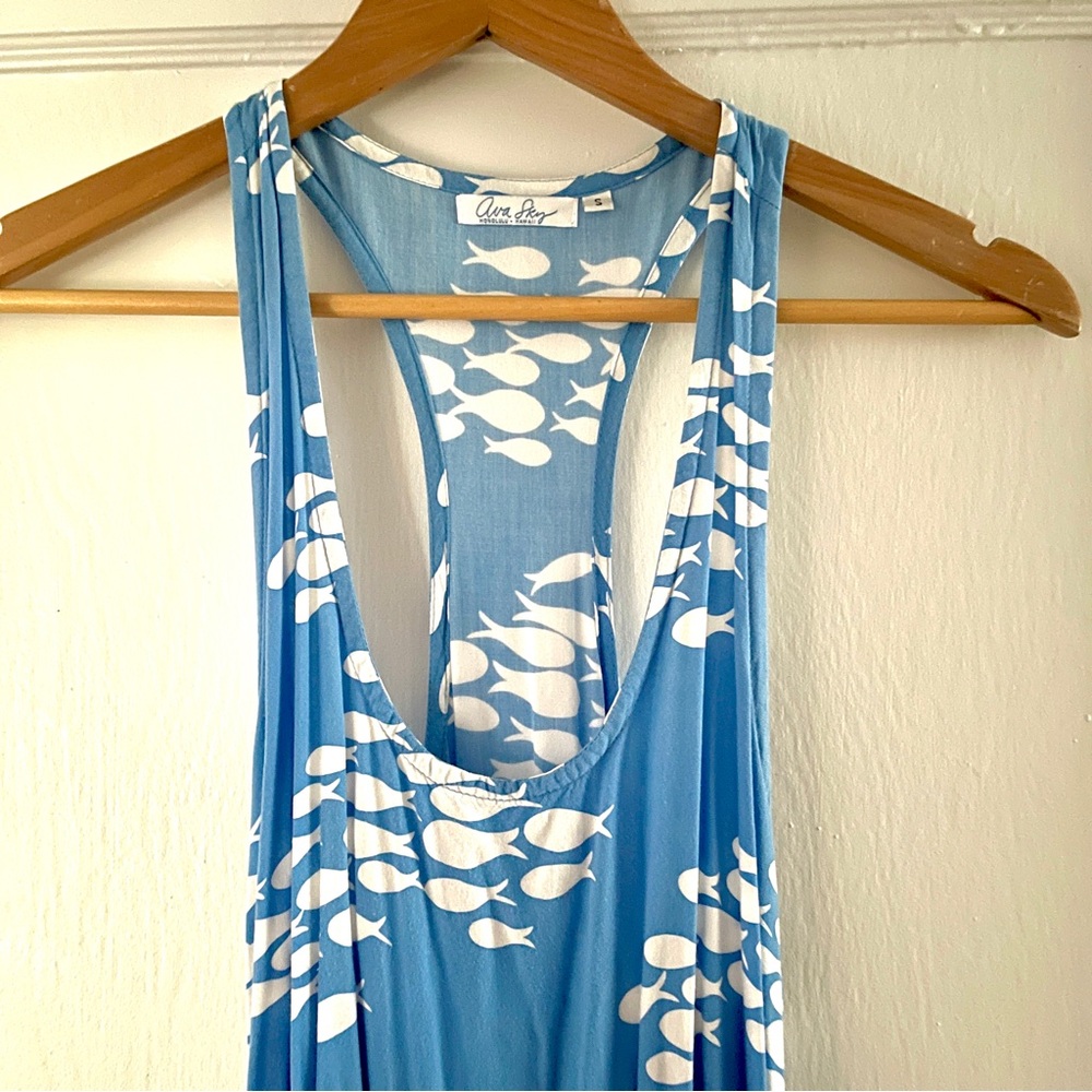 Blue Fish Maxi Dress